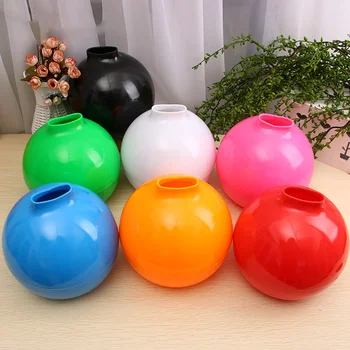 

Solid Color Plastic Facial Tissue Dispenser Box Cover Round Bathroom Napkin Organizer for Home Office P7Ding