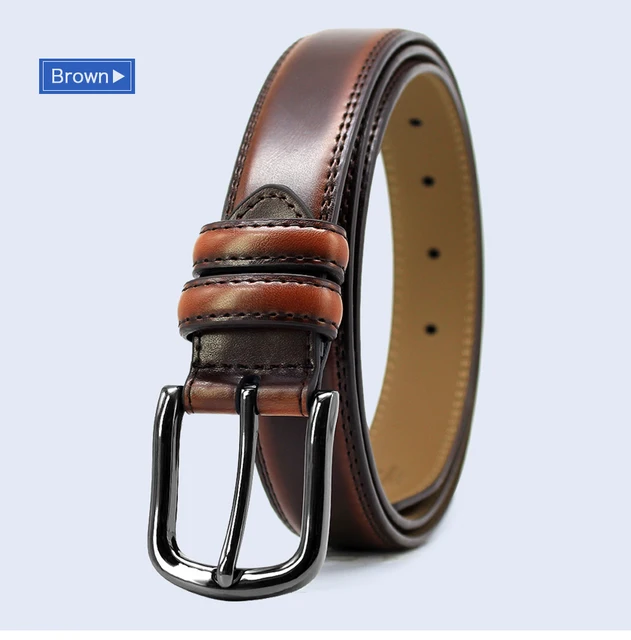 Wholesale Genuine Leather Designer Belts For Men And Women Pin