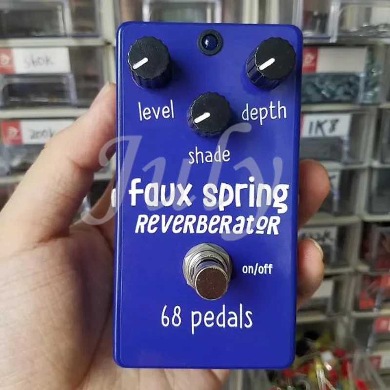 

68pedals faux spring reverb reverb single block replica effect