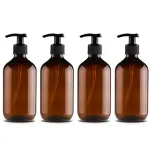 4 шт. 500 мл бутылки с дозатором мыла Косметика шампунь для мытья тела лосьон бутылка органайзер для путешествий кухня гель для душа бутылка
