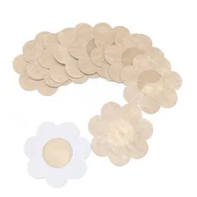 10/20/50 шт Мягкие накладки для сосков одноразовые вкладыши лепестков цветка пикантные лента прочно держаться на поверхности бюстгальтер колодки Накладка для торжественное платье Интимные