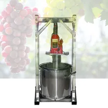 Presse-fruits manuel en acier inoxydable, pressoir à domicile, pour le vin et le raisin