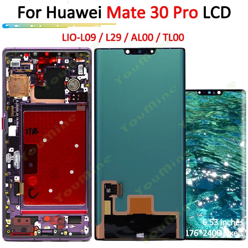 Amoled huawei社メイト30プロlcdディスプレイパネルのタッチ