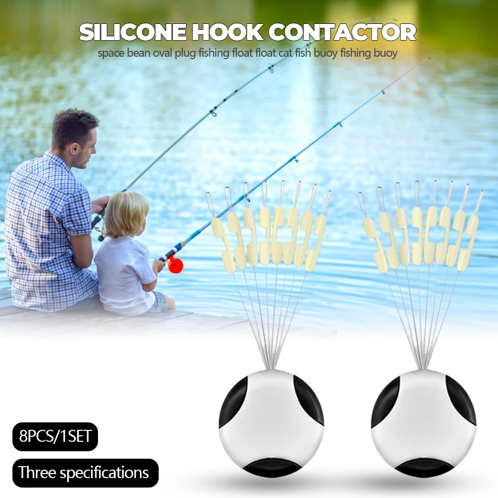 Fishing Tools Double Hooks Contactor 8Pcs