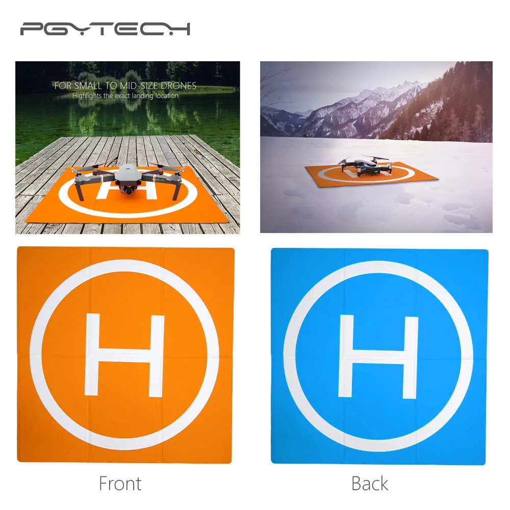 Flash Sale UDR PGYTECH Mavic 2 Pro/Zoom Foldable Landing Pad Parking Apron For DJI Mavic Mini/Pro/Air/Spark/Phantom/Xiaomi RC Drone Accessories 