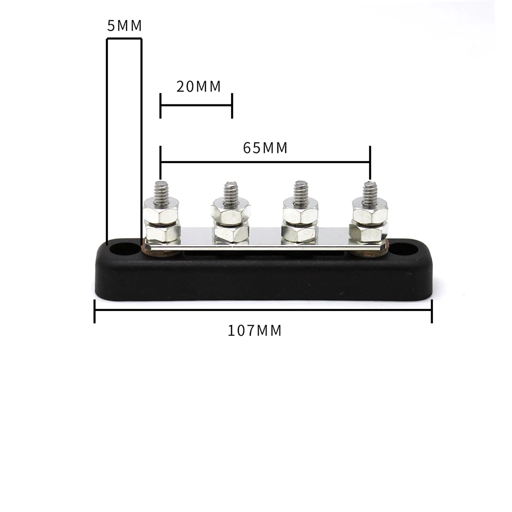 4 Post power distribution block for Automative Boating Fishing Battery Switches Busbars