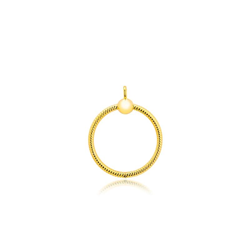 QANDOCCI Shine Moments маленькие O Ожерелья Подвески 925 пробы серебряные ювелирные изделия