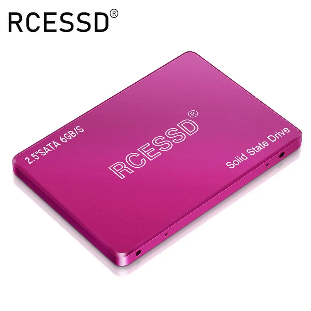 SSD накопитель RCESSD пластиковый 2 5/120/240/480 ГБ SATA III 3 ТБ|Внутренние твердотельные