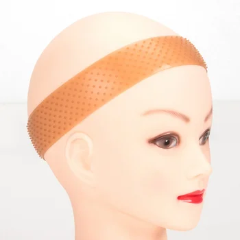 

24*4cm Multi-Purpose Non-Slip Wig Headband Transparent Silicone Headband Unisex Fixed Anti-Slip Grip Hair Band