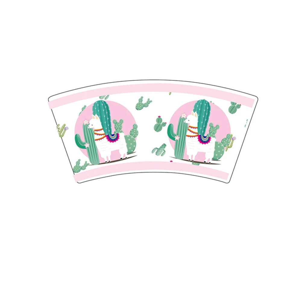  64pcs Alpaca Napkins Party Supplies Cartoon Paper Napkins Lovely Invitation Cards Creative Paper Cu - 4000567621434