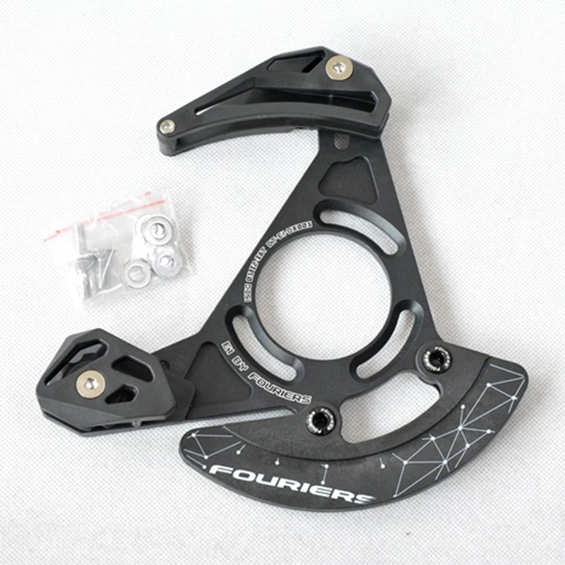 black ISCG 05 Fouriers Enduro DH цепная направляющая цепь FR XC Bashguard 32 T-38 T устройство с одной скоростью Хранитель спец ISCG ISCG05 для 1* системы - Цвет: black ISCG 05