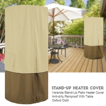 

Straight Heater Garden Courtyard Heater Waterproof Canopy Terrace Dust Cover Round Heater Cover