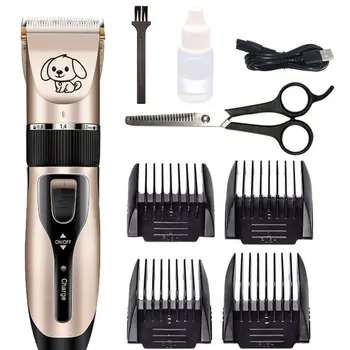 

Pet Clipper Dog Teddy Hair Cordless Shaver Push Beauty Shaver Electric Cutting Machine Barber Push Knife Quiet Charging