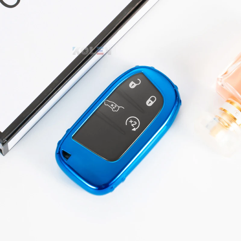 TPU Car Remote Key Full Cover Case portachiavi per Fiat Jeep Renegade Grand Dodge Ram 1500 Journey Charger Dart Challenger Chrysler - H855cb3e9ac144352acfd49cfd7e331e0V