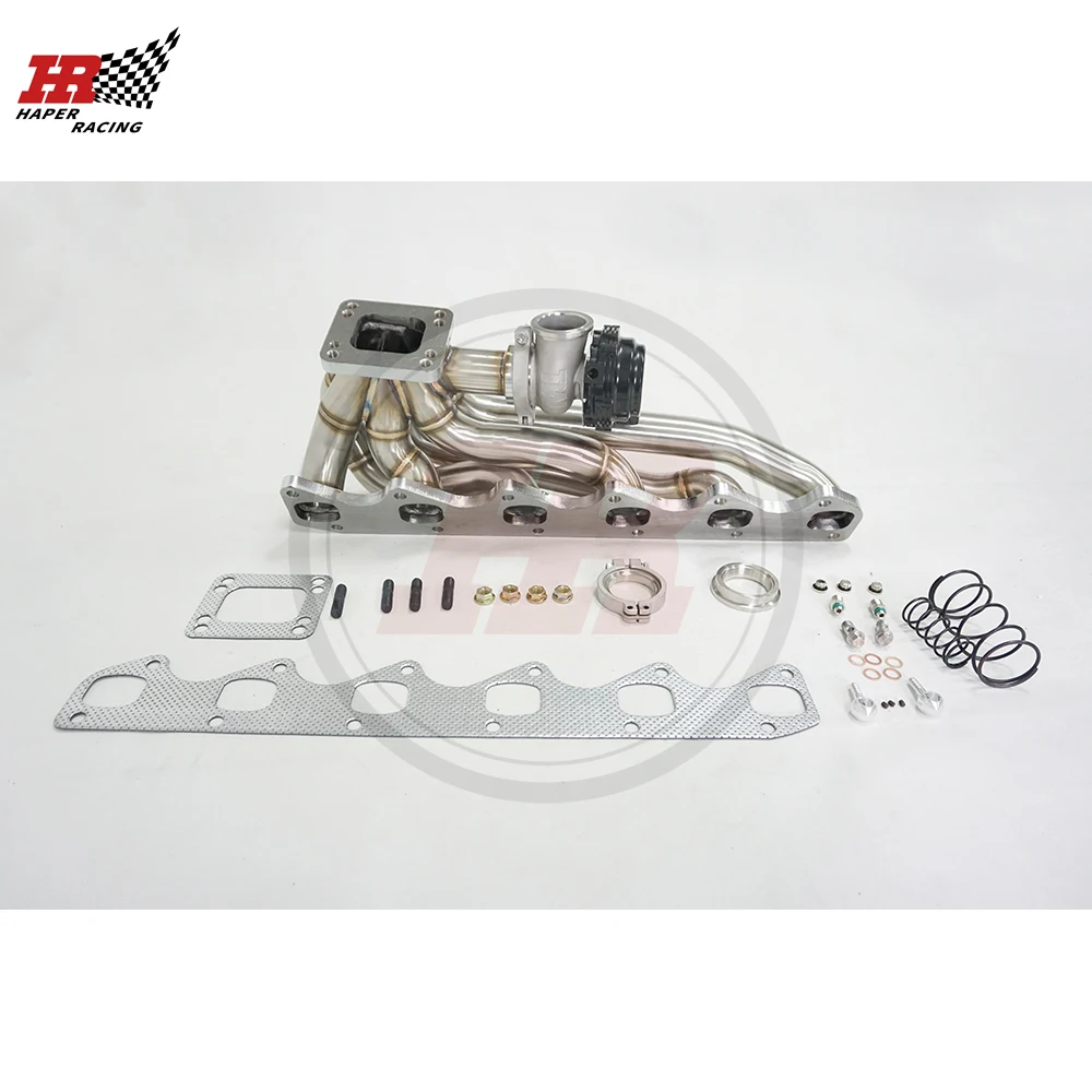 HAPER RACING SS304 T3/T4 42 мм верхнее крепление турбо-коллектор + 44 мусорные ворота для M30 M30B34