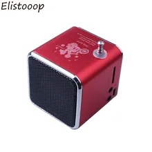 TD-V26 мини радио динамик цифровой портативный радио FM приемник Аккумуляторная батарея Поддержка SD/TF карты воспроизведения музыки