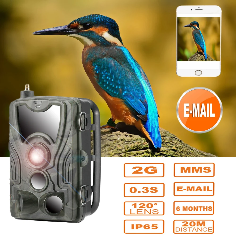 suntekcam 2G 20MP 1080P MMS/SMTP/SMS HC801M 2g hunting Trail Camera 2