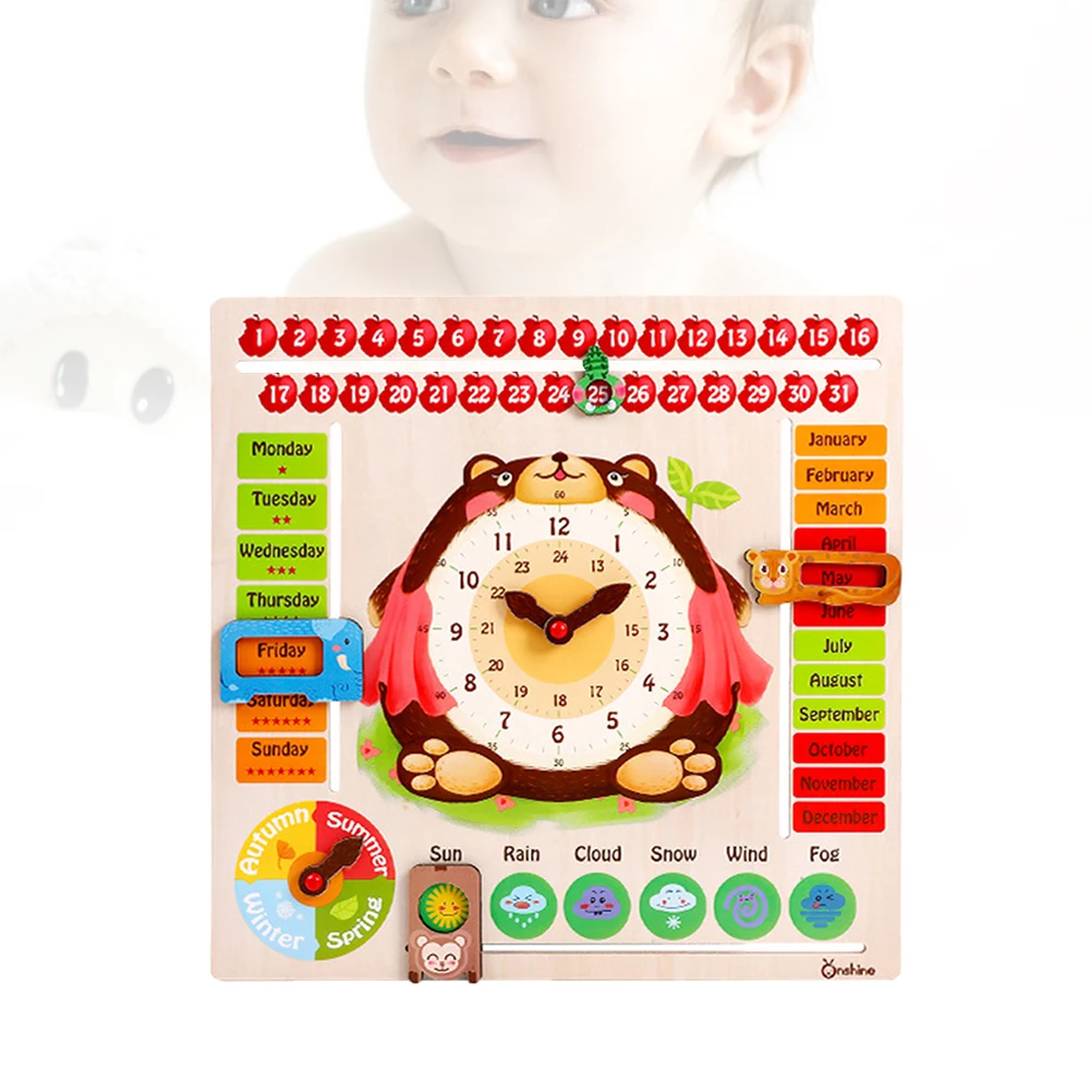 NICEXMAS, 1 шт., креативные часы, Когнитивная игрушка, практичная игрушка для малышей, детей, младенцев, новорожденных