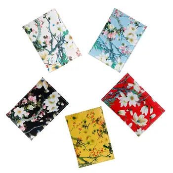 

Fashion Travel Passport Cover For Women Pu Leather Passport Holder Wallet Floral Print Passport Case Bag