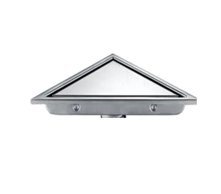 

304 Stainless Steel Corner-Shaped Gravity plus Large Diameter Triangular Floor Drain Pest Control Deodorizing Anti-Blocking Deod