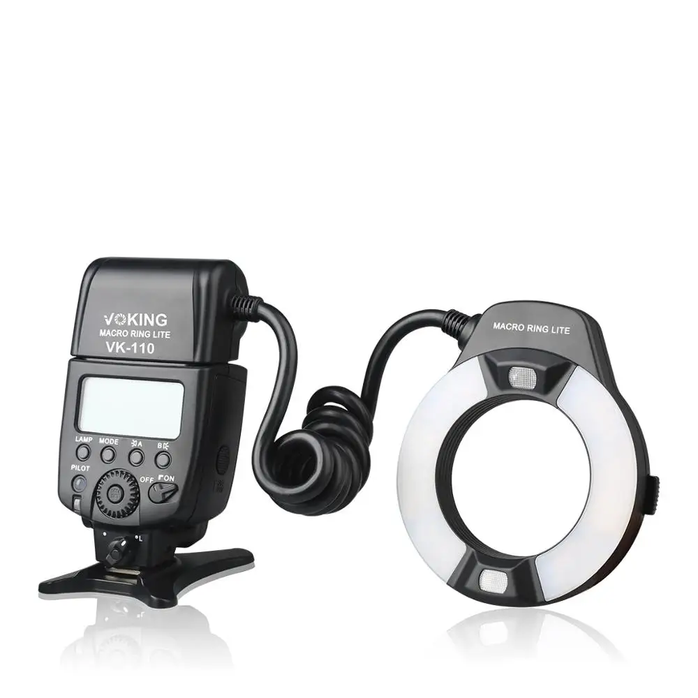 Кольцевой светодиодный Макросъемка Voking TTL для Nikon D60 D90 D3000 D3100 D3200 D5000 D5100 D5200 D7000 D7100