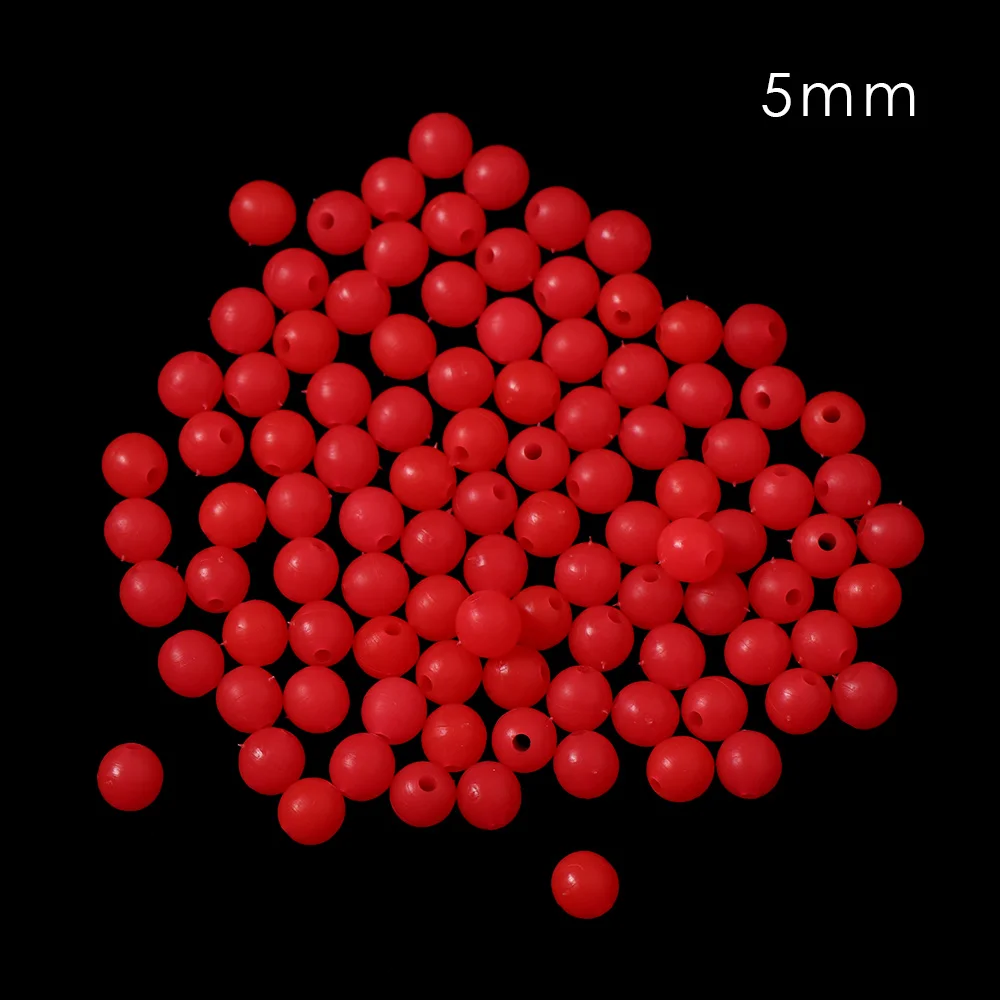 100 шт./пакет Рыболовные Поплавки бусины 3 вида цветов подсветкой; светящаяся обувь; сверкающие шары для ночной рыбалки Пластик 4/5/6/басов диаметром 8 мм с резиновым покрытием рыболовная приманка