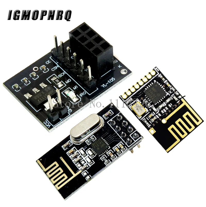 NRF24L01 беспроводной приемопередатчик + модуль антенны 2 4 ГГц для микроконтроллера