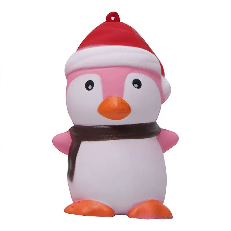 6 Декомпрессия PU Squeeze Игрушка Рождество Сумка для подарков Санта-Клауса замедлить рост снятия стресса - Цвет: 6