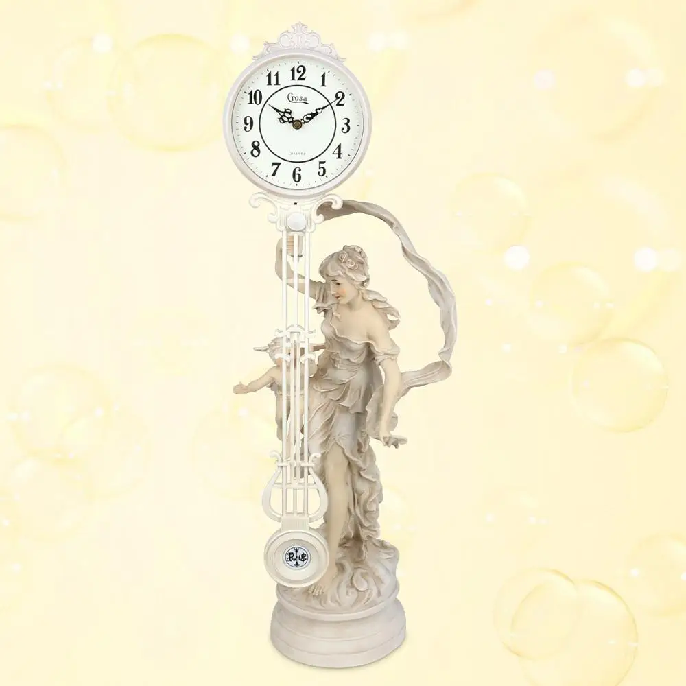 Home Home Accessories MASCARELLO Cherub Maidens Sculptural Mantel Clock