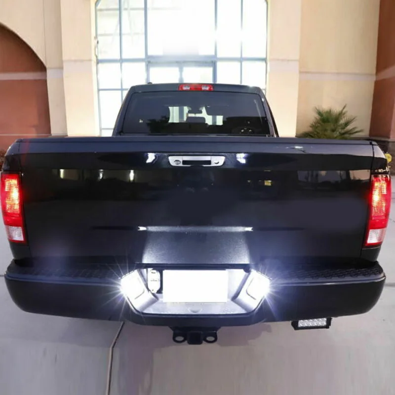 2x для Dodge Ram 1500 2500 3500 03-18 номерной знак заднего бампера лампы светодиодный ламп