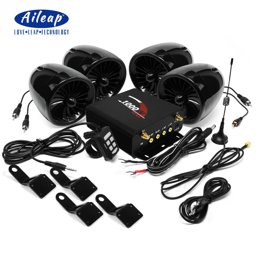 motorcycle stereo with bluetooth