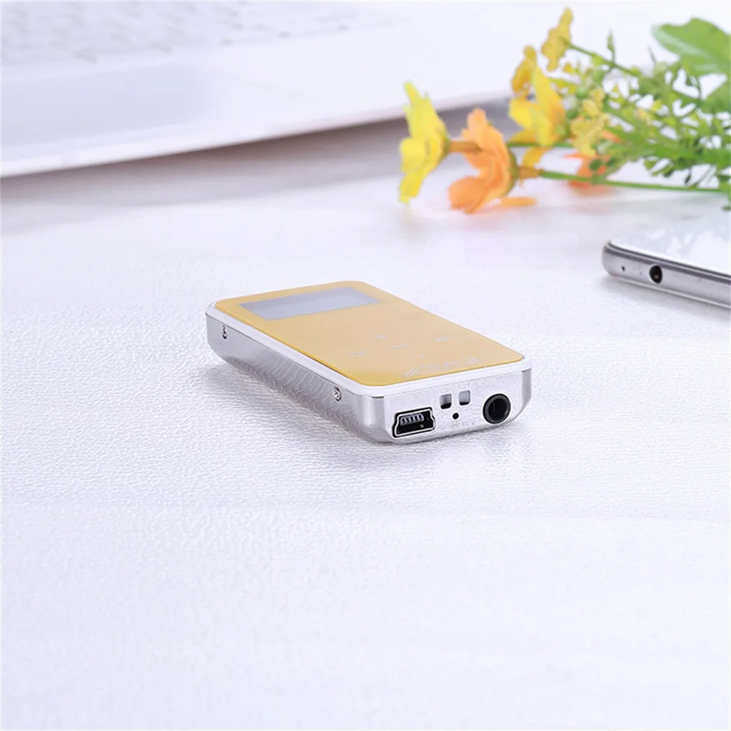 MP3 плеер черный Слот для карты microSD и fm-радио Портативный hifi без потерь звук воспроизводит аудио файлы в большом количестве форматов Plug and Play