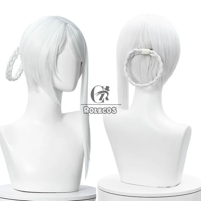 Rolecos nier replicant kaineコスプレウィッグ,合成フリンジ Rolecos nier replicant kaineコスプレウィッグ,合成フリンジ