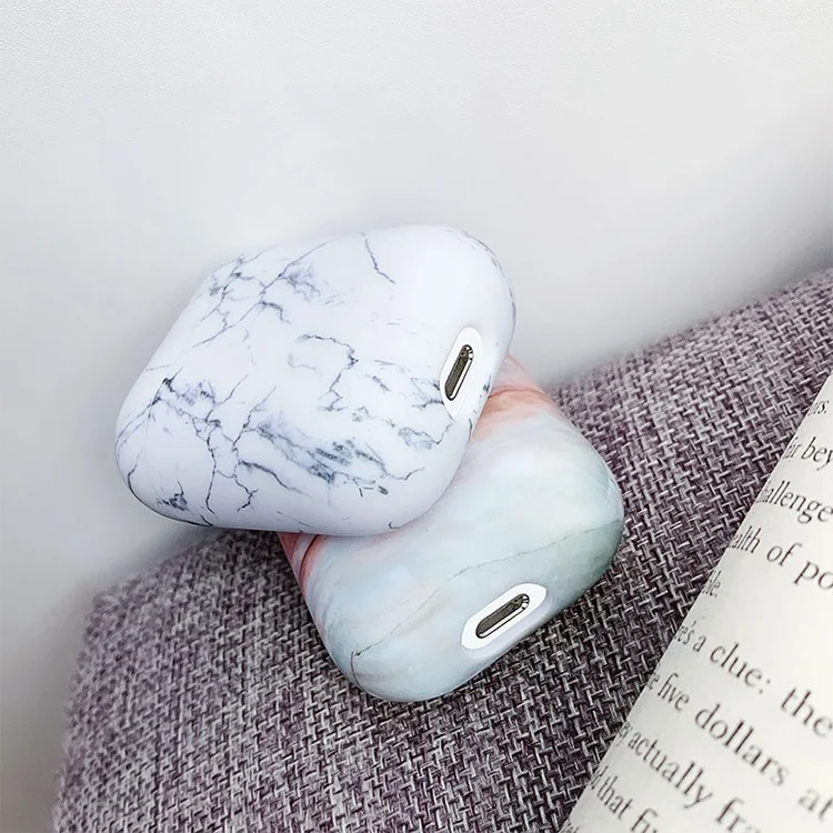 YBD чехол с мраморным рисунком для AirPods защитный чехол для Apple Airpods Air Pods чехол Coque Funda для Airpod аксессуары