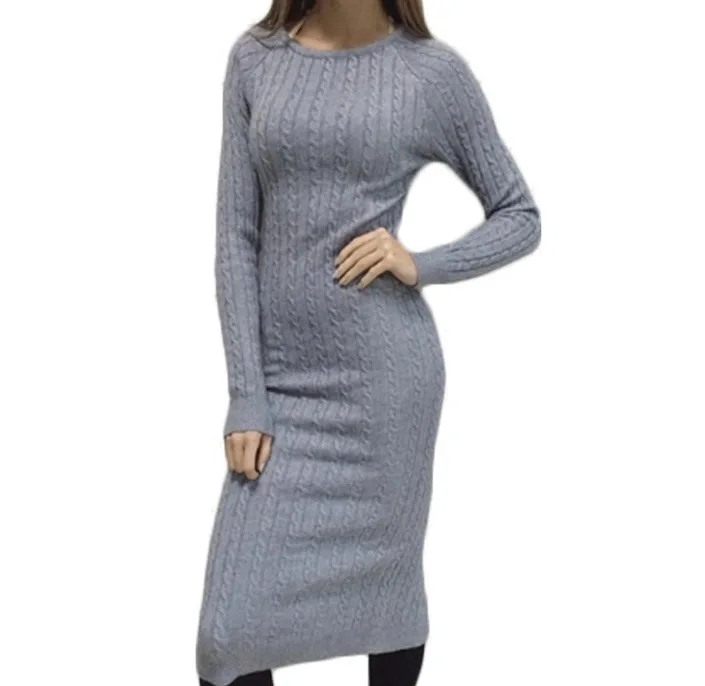 midi length sweater dress