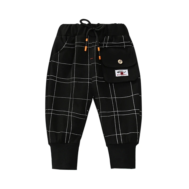 INS/Популярные штаны для маленьких мальчиков штаны для детей 1-5 лет бархатные брюки с карманами весенне-осенние зимние теплые штаны для маленьких девочек всесезонные