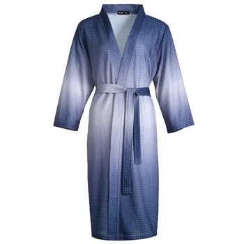 

Waffle Lovers Nightgown Home Clothes Nightwear Casual Women Intimate Lingerie Kimono Bathrobe Gown Soft Sleepwear Nightdress