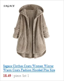 Clothes Coats Women Fashion Warm Solid Soft Lady Winter Plush Autumn Pocket Long Sleeve Keep Warm Fashion Pocket Long Coat