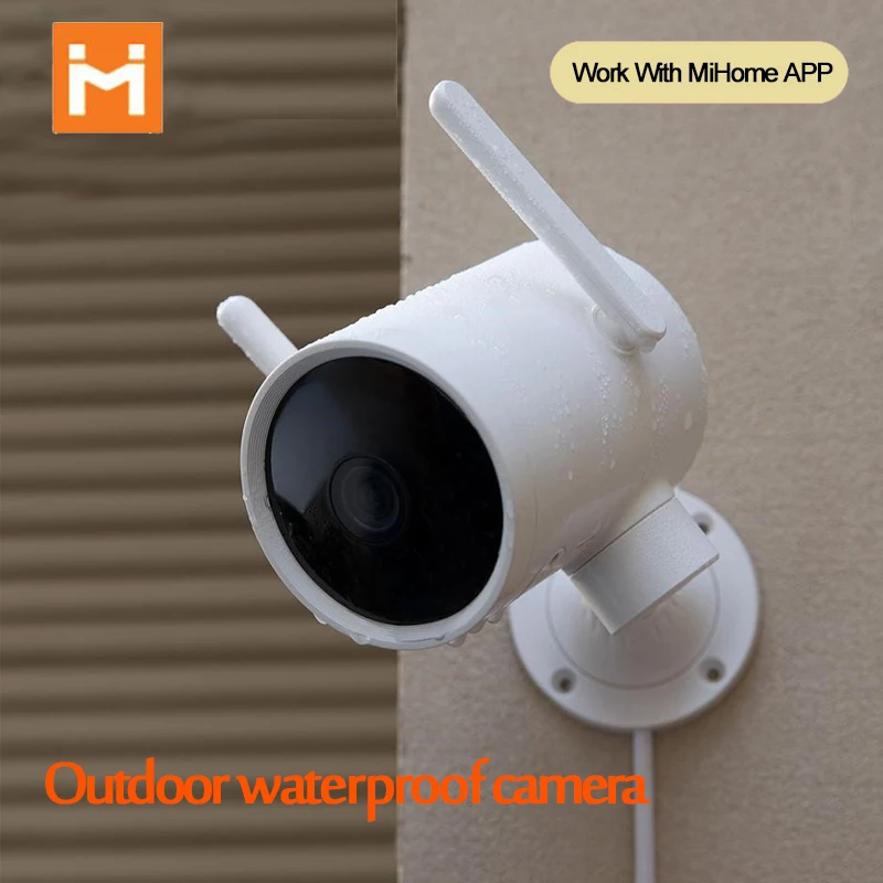 Xiaomi Cámara al aire libre impermeable 270 ángulo 1080P inalámbrica WIFI webcam H.265 visión nocturna llamada de voz monitor con MiHome