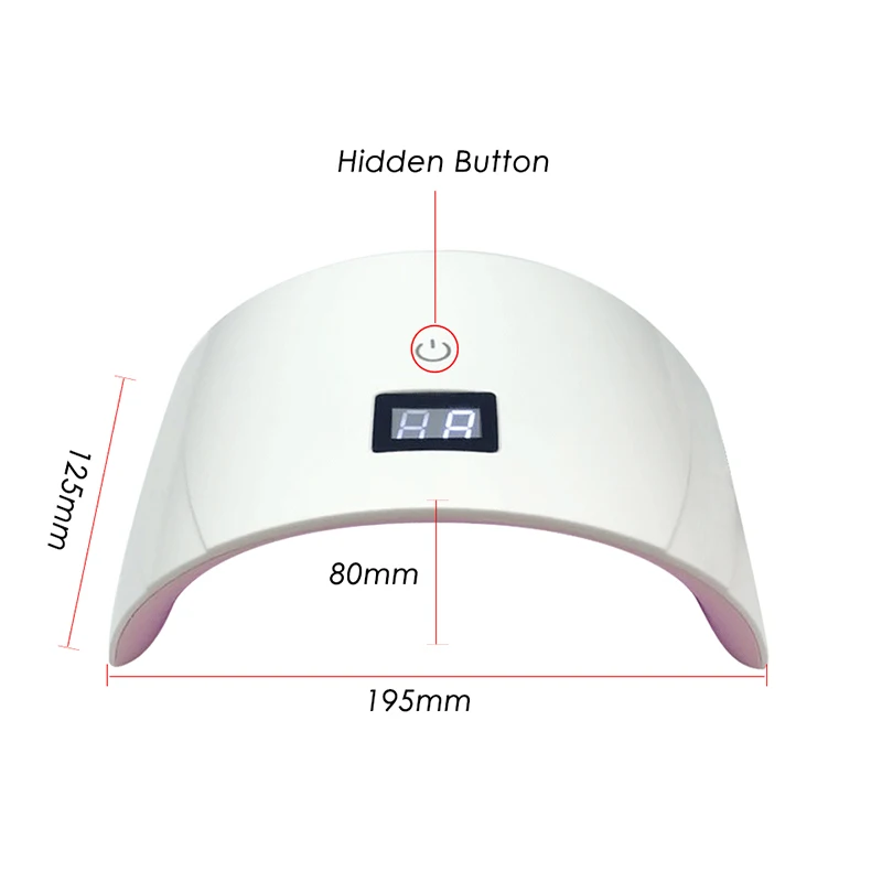 Clou Beaute 36 Вт LED/UV 30s 60s таймер лампа для ногтей инфракрасное зондирование