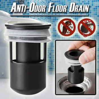 

Kitchen Toilet Floor Drains Silicone Sewer Core Bathroom Deodorant Waste Drain Strainer Cover Anti-odor Backflow Filter #5