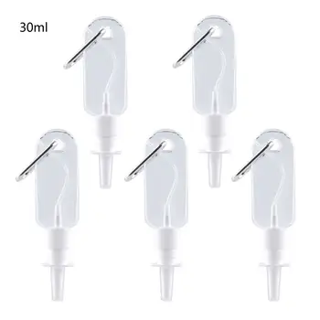 

5Pcs Travel Portable Empty Plastic Misting Spray Bottles Liquid Containers