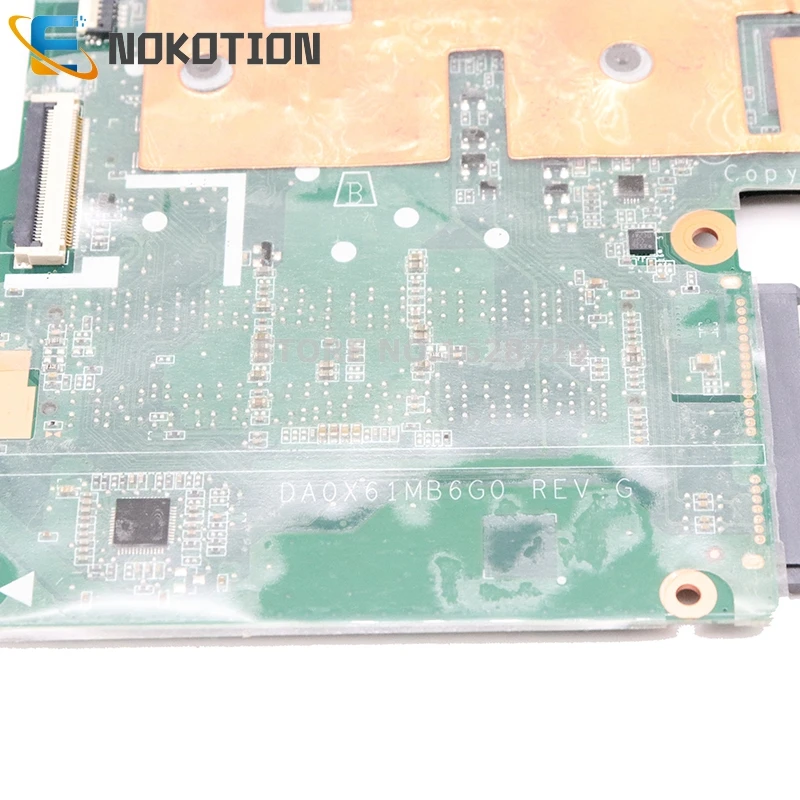wonderful  NOKOTION laptop motherboard For HP 430 G3 830947-001 830947-501 830947-601 DA0X61MB6G0 SR2EZ i7-650