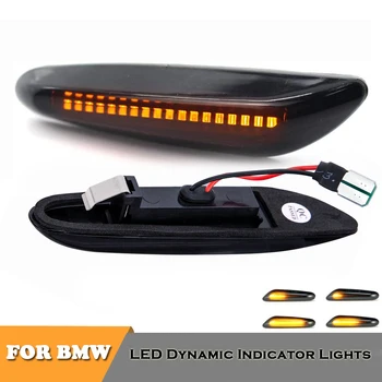 

2x led side marker indicator signal dynamic lights for For BMW 1 3 5 serie F10 E46 E60 E61 E81 E82 E87 E88 E90 E91 E92 E93 X1