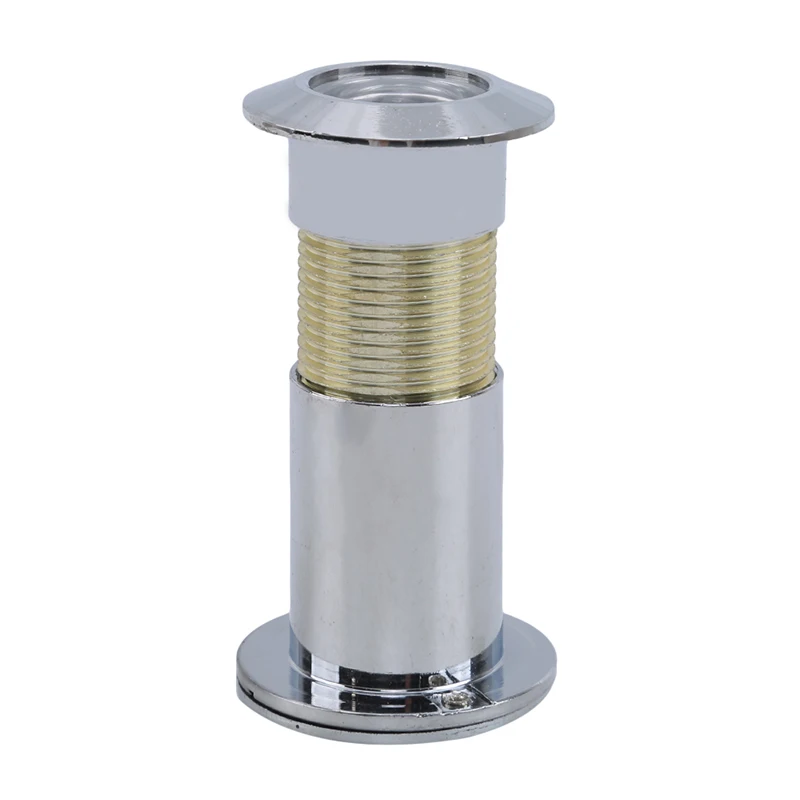 silver45-75mm Матовые HD Объективы 25 мм для просмотра дверцы с защитой от попадания глаз кошачий глаз с металлической крышкой для домашнего просмотра дверей старый металлический кошачий глаз - Цвет: silver45-75mm