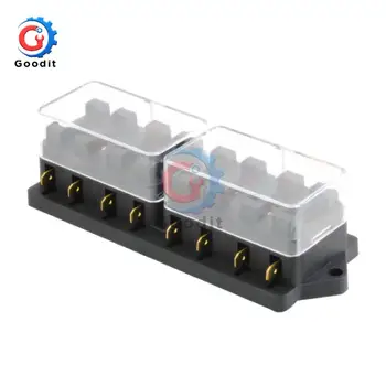 

Fulseholder Mini 8 Way Blade Fuse Holder Block Box Audio Electronics Part 12V