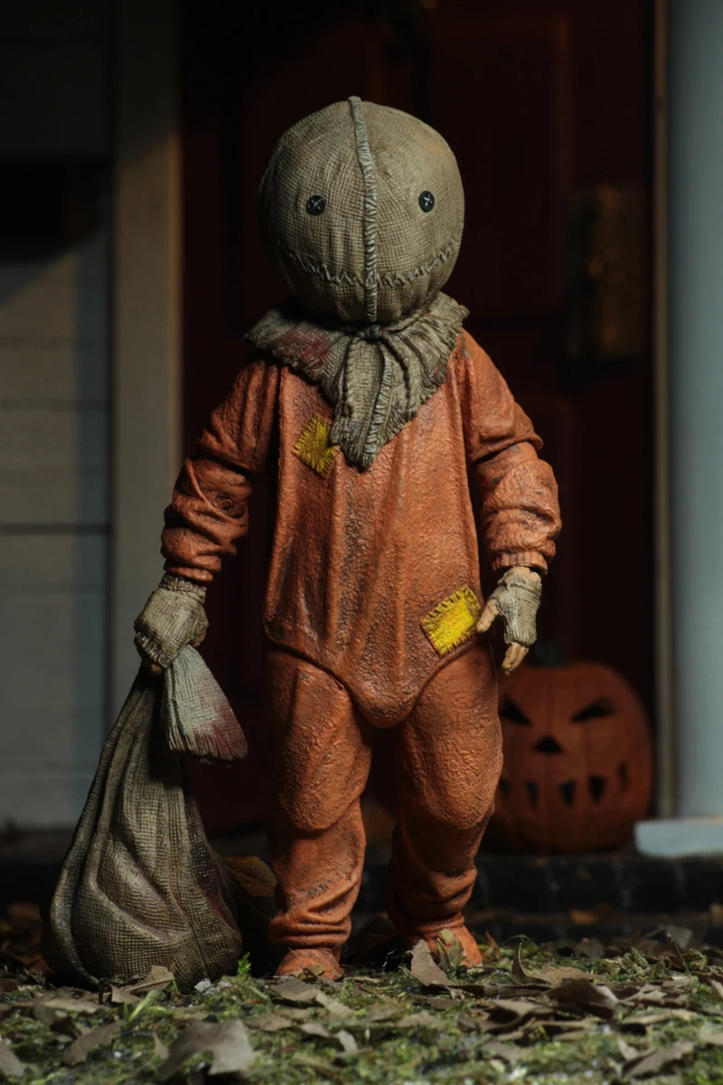Trick R Treat Сэм одет в сумку и леденец Хэллоуин 2007 классический фильм NECA фигурка игрушка кукла подарок на Рождество