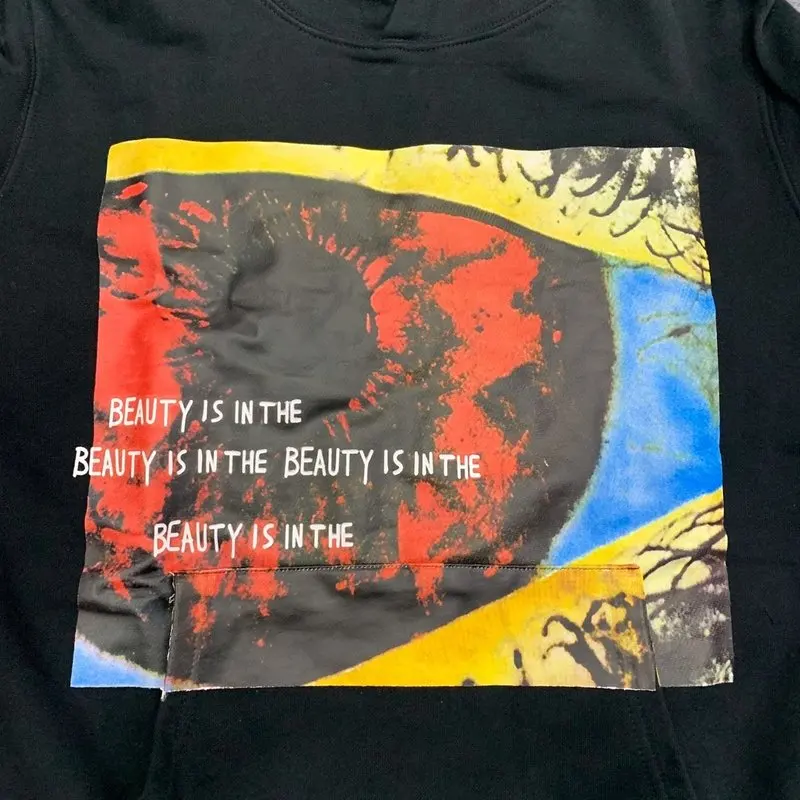 20SS ASTROWORLD толстовки для мужчин женщин Красота в глаза принт harajuku Толстовка уличная Трэвиса Скотта ASTROWORLD толстовки