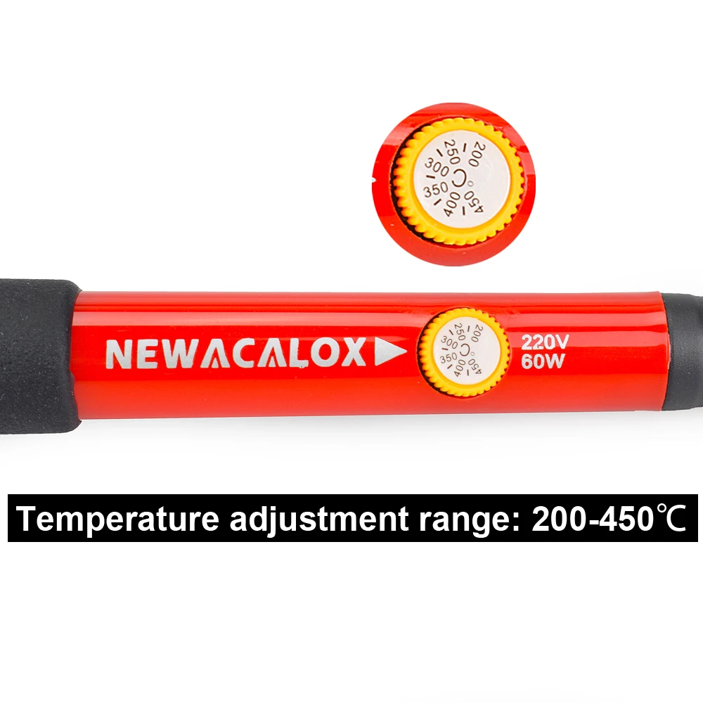 Набор инструментов NEWACALOX Электрический паяльник с регулируемой температурой 110