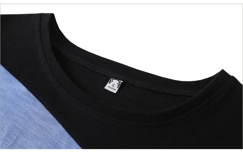 Patchwork Bamboo Cotton Women Summer T-Shirts 2022 New Loose O-Neck Soft Green Blue Tshirt Feminine Rainbow Colors Splicing Tops graphic tees women